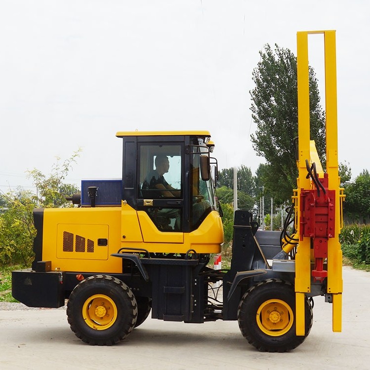 生產(chǎn)920護欄打樁機，高速公路打樁機廠家